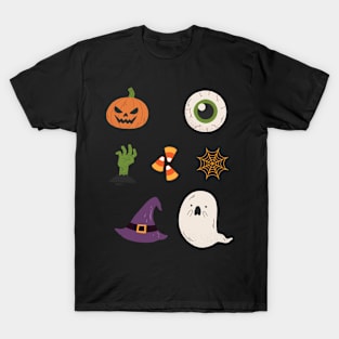 Halloween | Candy Corn | Ghost | Gift for Halloween Fans T-Shirt